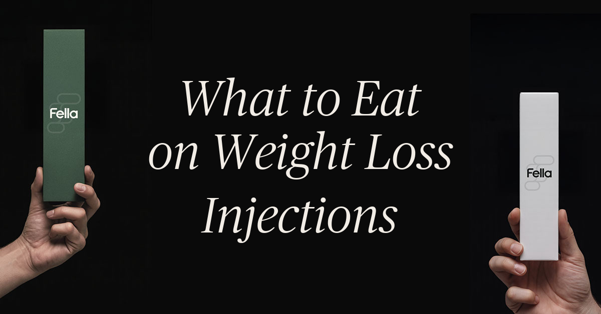 what to eat when on weight loss injections