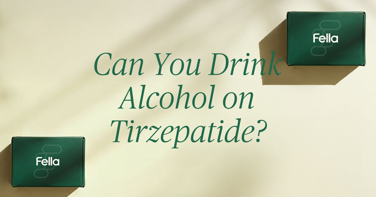 can you drink alcohol while on tirzepatide