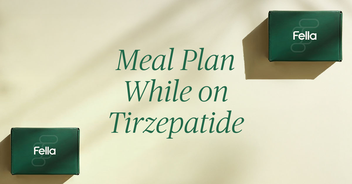meal plan while on tirzepatide