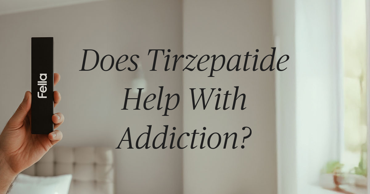 does tirzepatide help with addiction