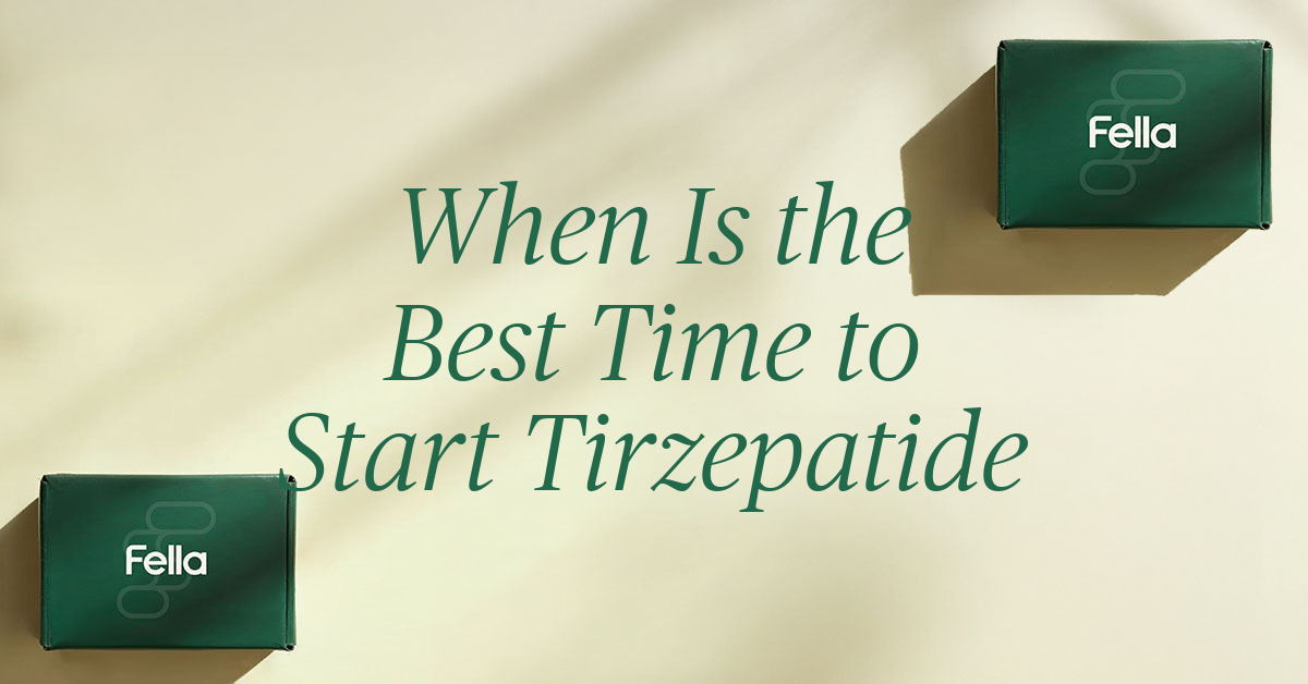 when is the best time to start tirzepatide