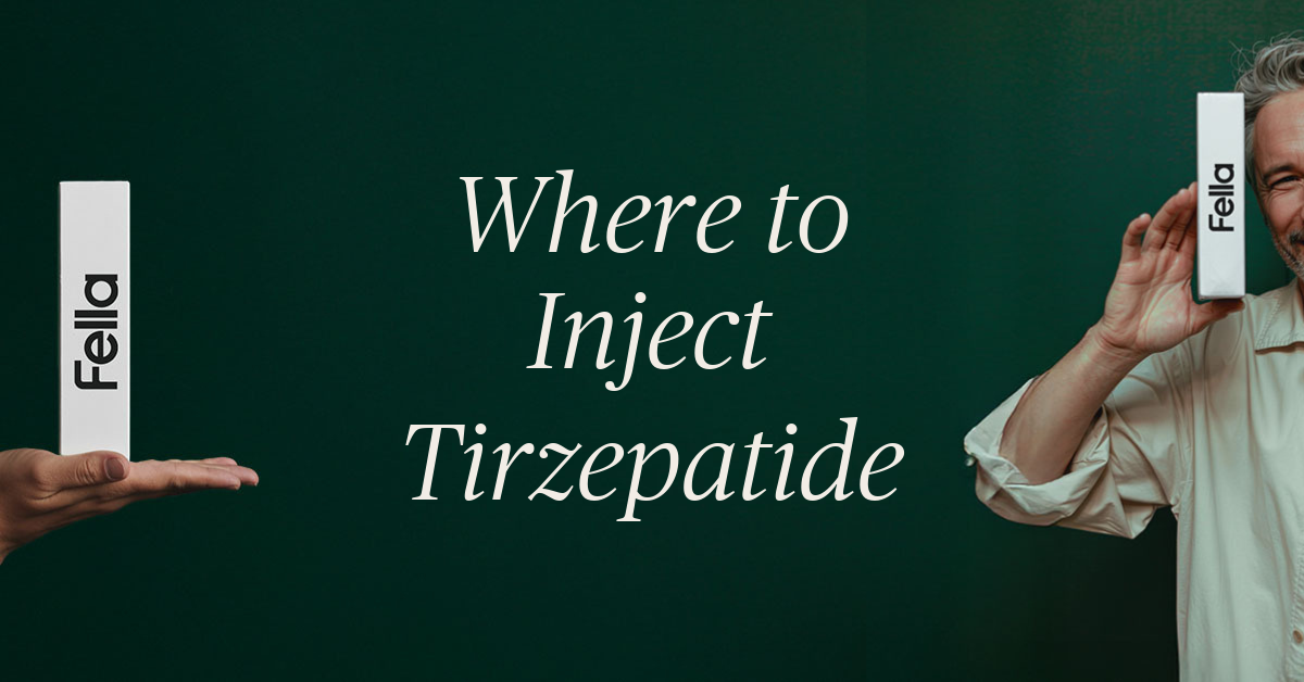 where to inject tirzepatide in stomach