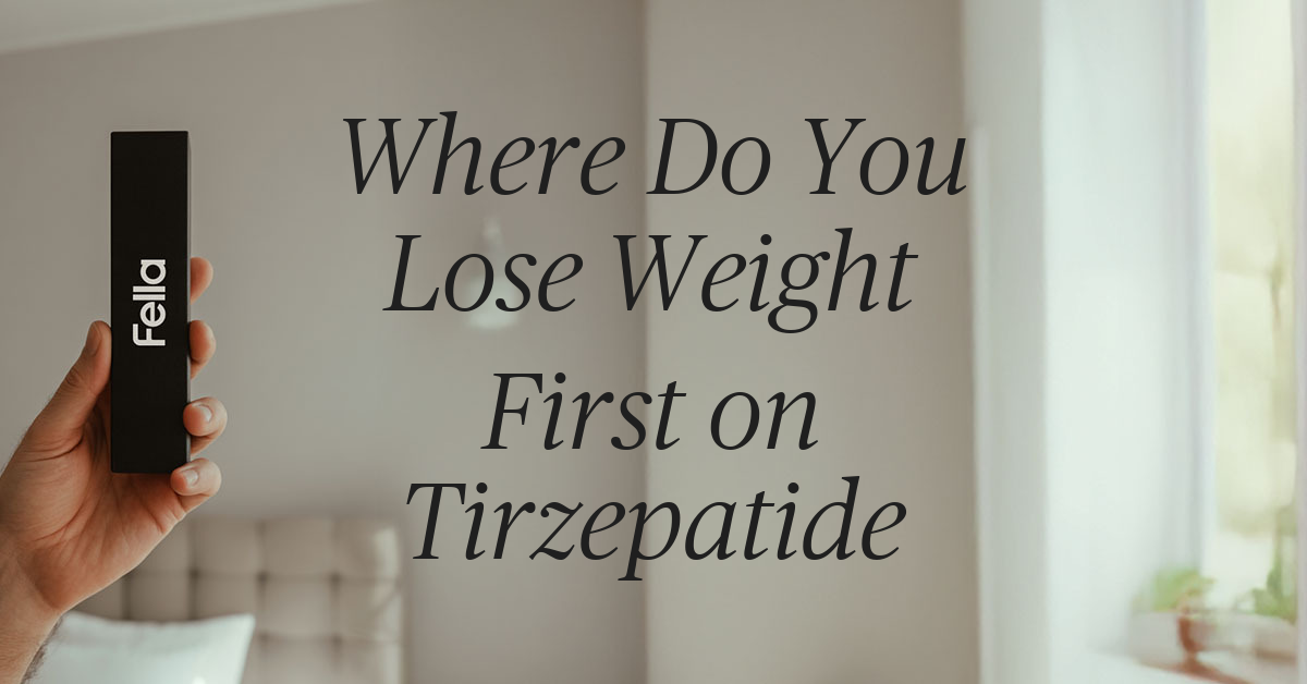 where do you lose weight first on tirzepatide