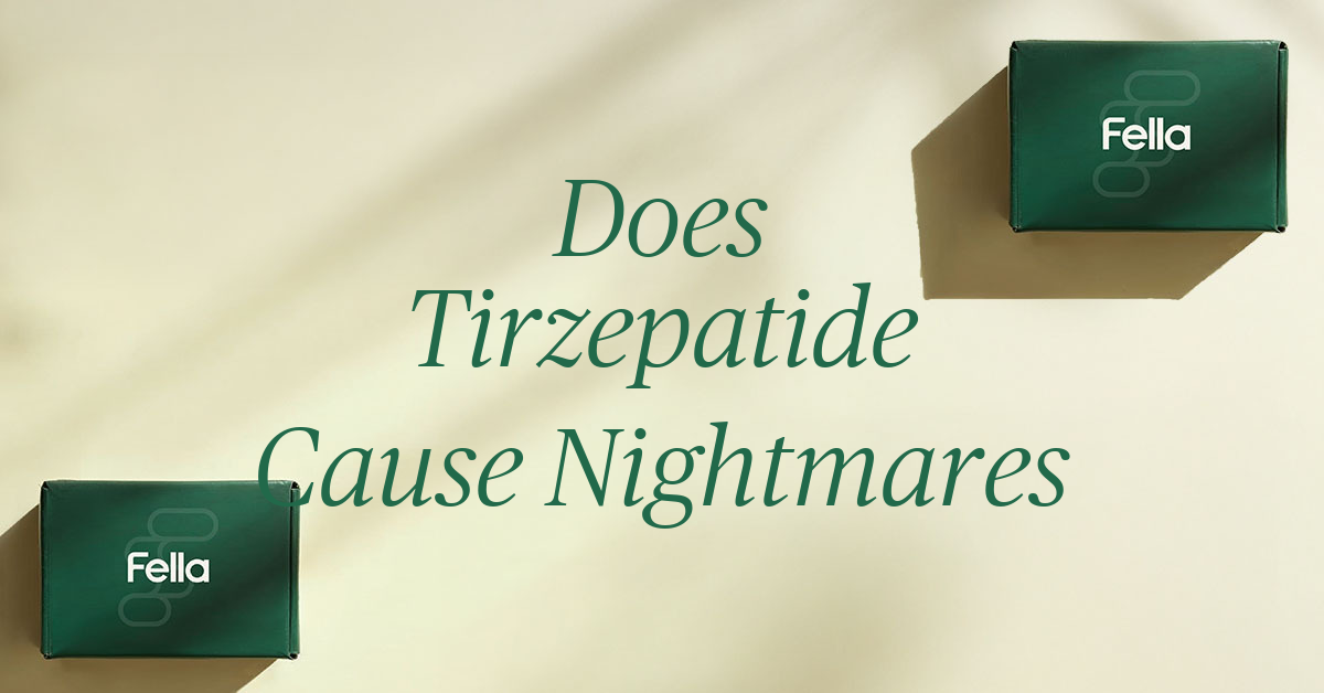 does tirzepatide cause nightmares