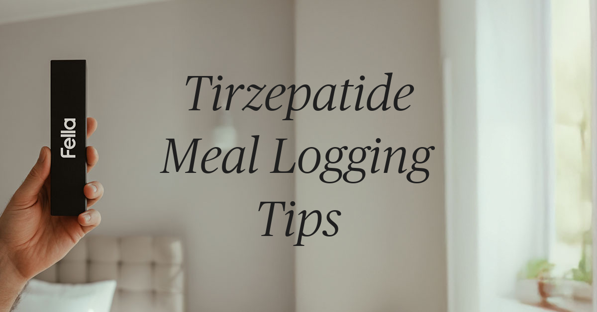 tirzepatide meal logging tips