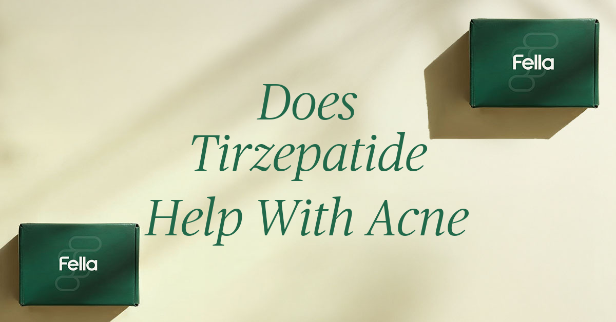 does tirzepatide help with acne