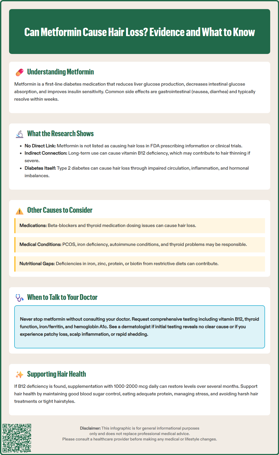 can metformin cause hair loss