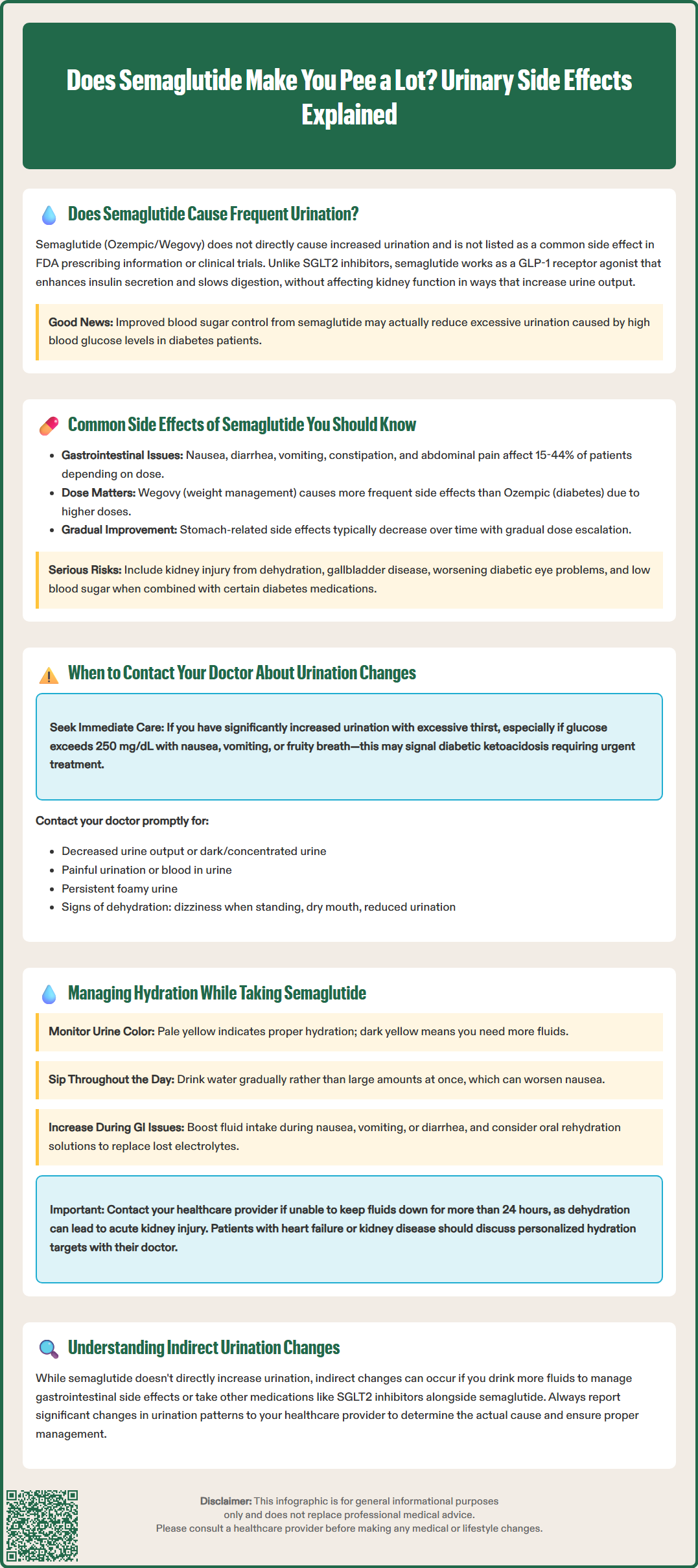 does semaglutide make you pee a lot