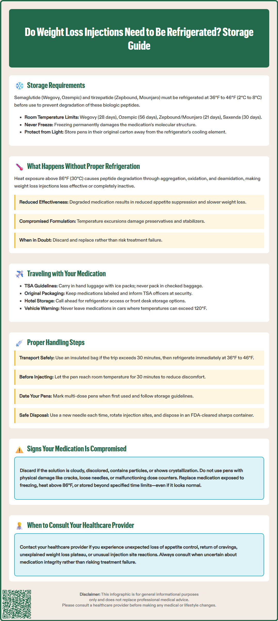 do weight loss injections need to be refrigerated
