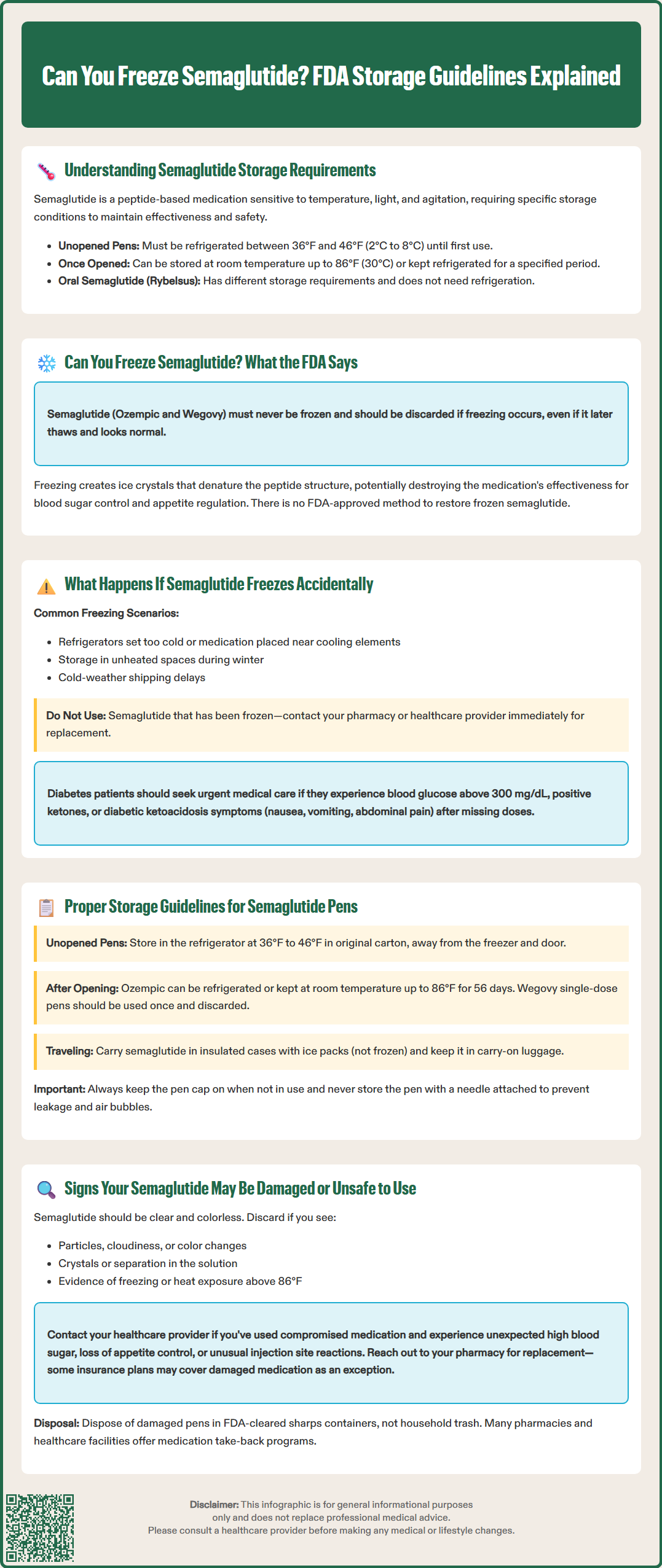 can you freeze semaglutide