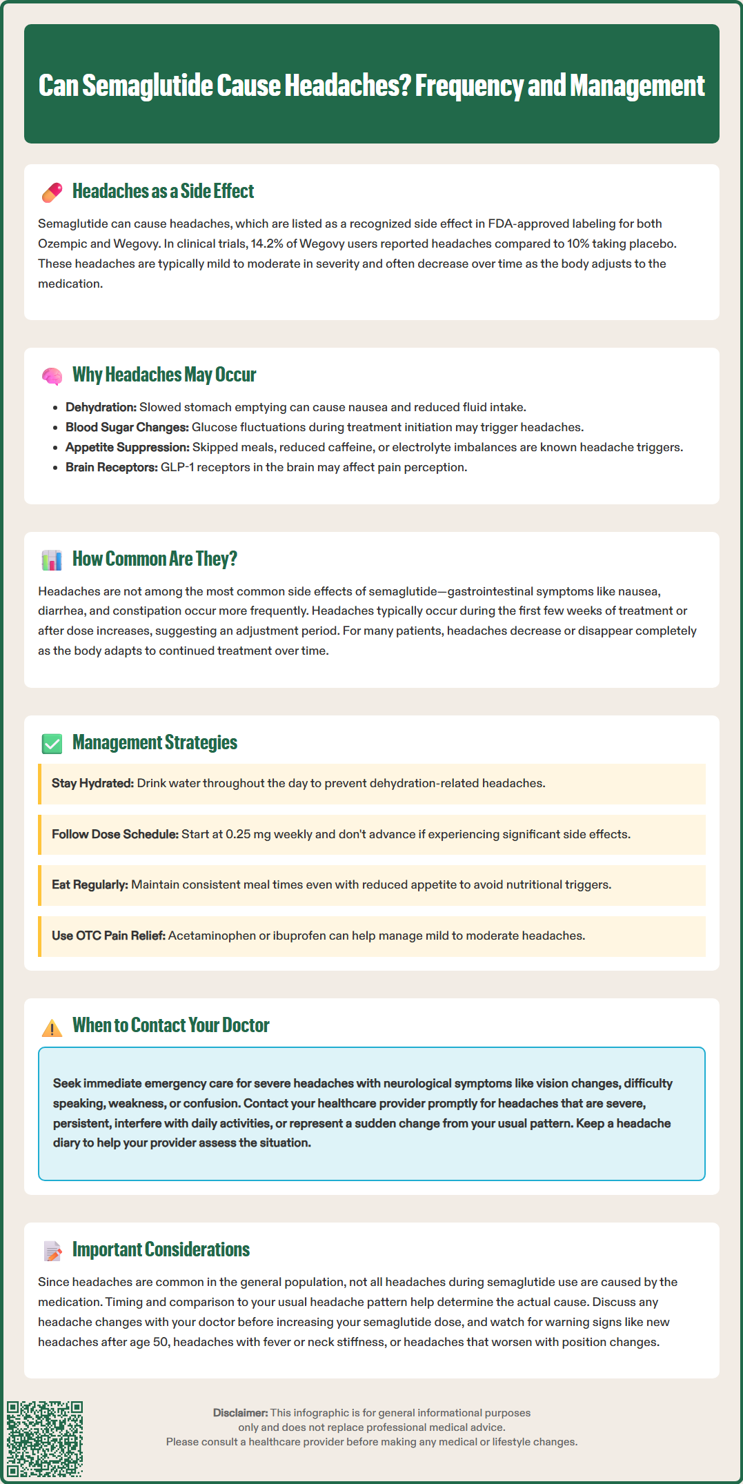 can semaglutide cause headaches