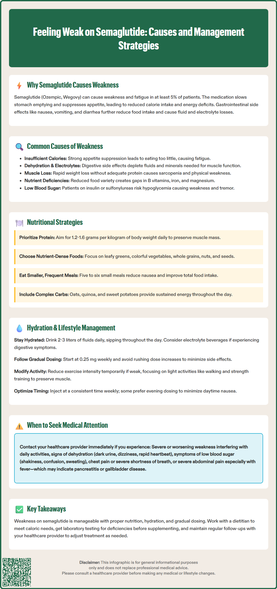 feeling weak on semaglutide