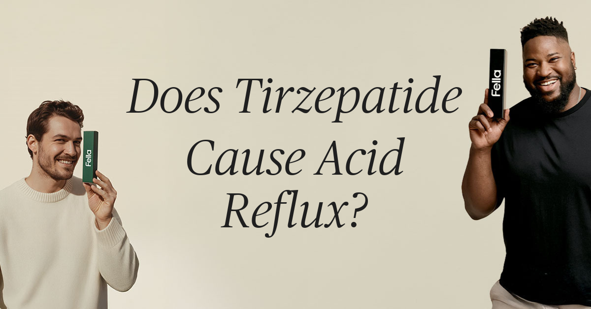does tirzepatide cause acid reflux