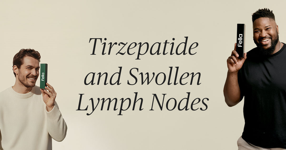 tirzepatide and swollen lymph nodes