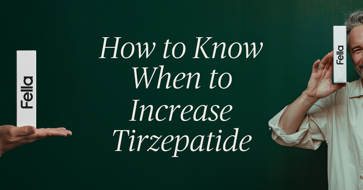 how to know when to increase tirzepatide