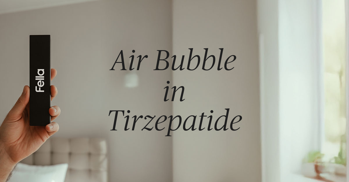 air bubble in tirzepatide