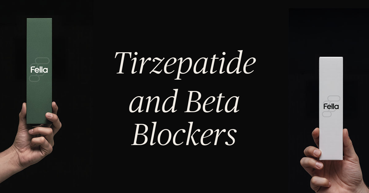 tirzepatide and beta blockers