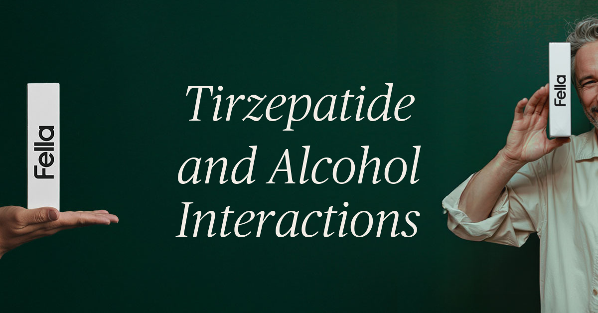 tirzepatide interaction with alcohol