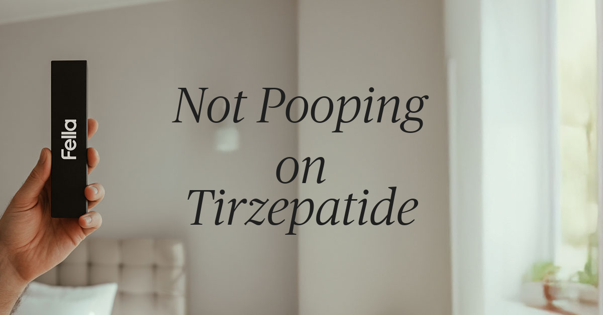 not pooping on tirzepatide