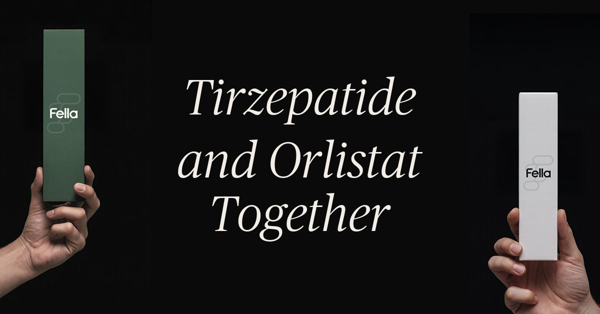 tirzepatide and orlistat together