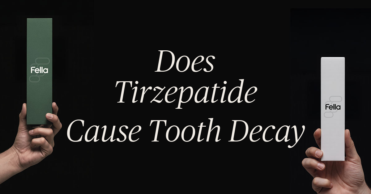 does tirzepatide cause tooth decay