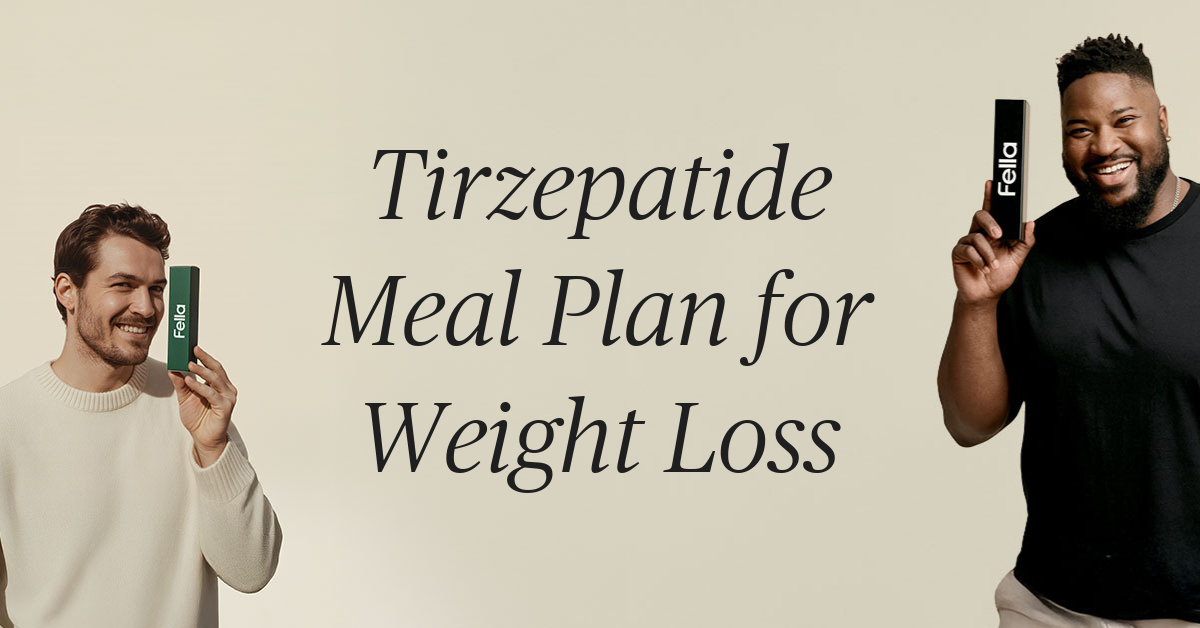 tirzepatide meal plan for weight loss