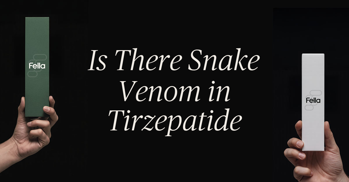 is there snake venom in tirzepatide