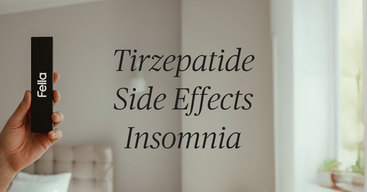 tirzepatide side effects insomnia