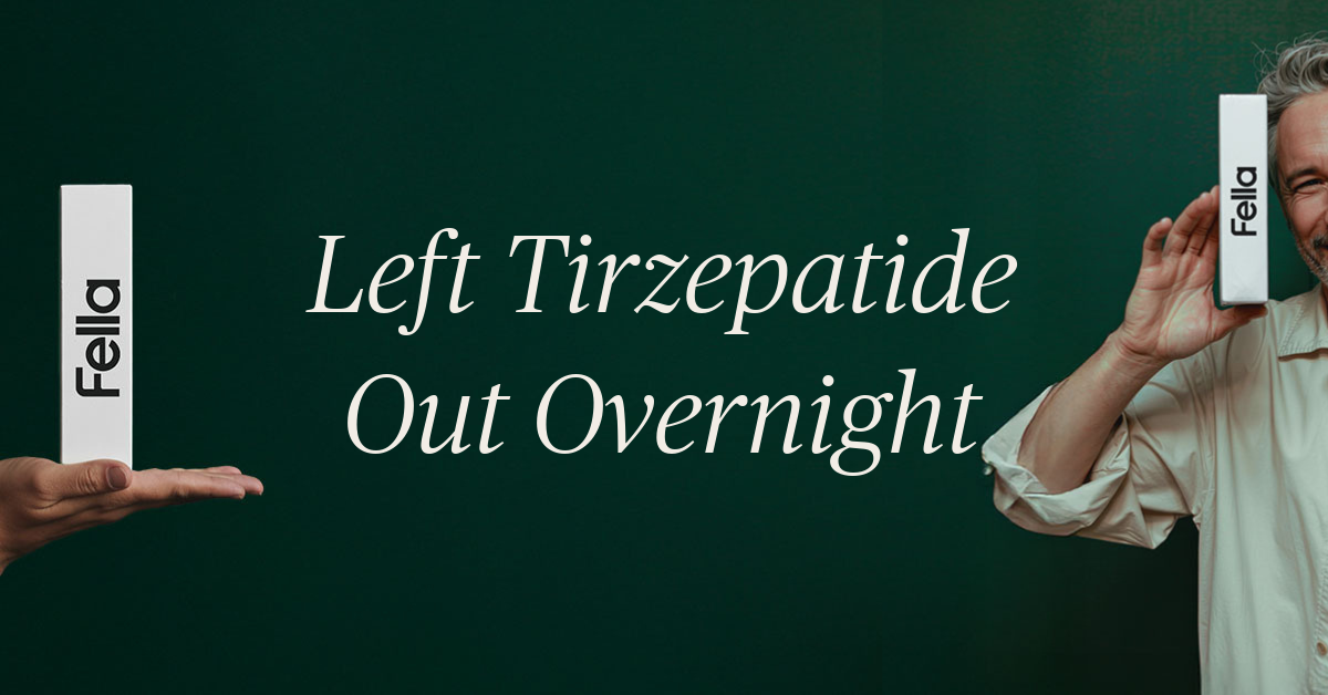 left tirzepatide out overnight