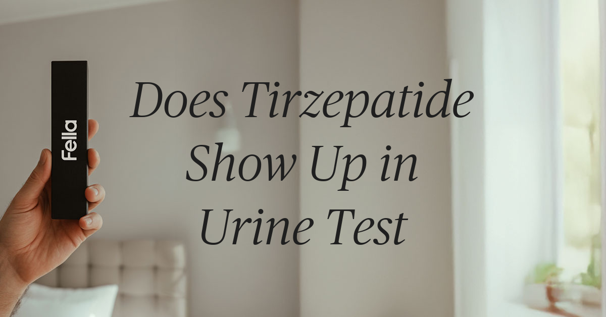 does tirzepatide show up in urine test
