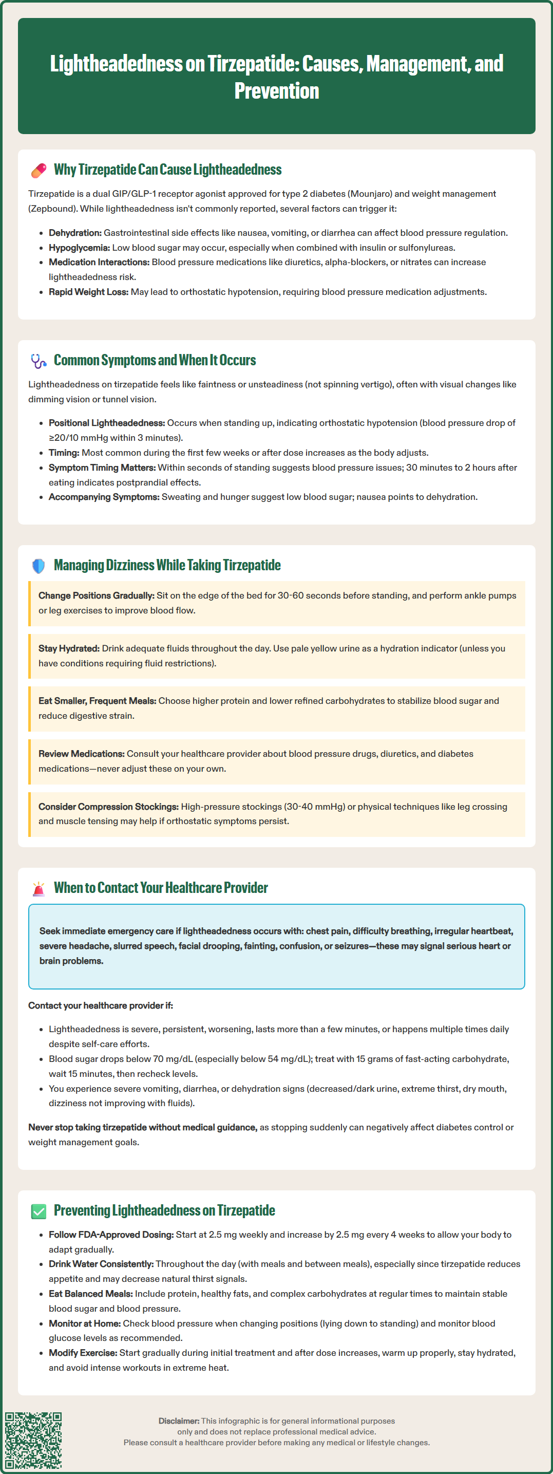 light headed on tirzepatide