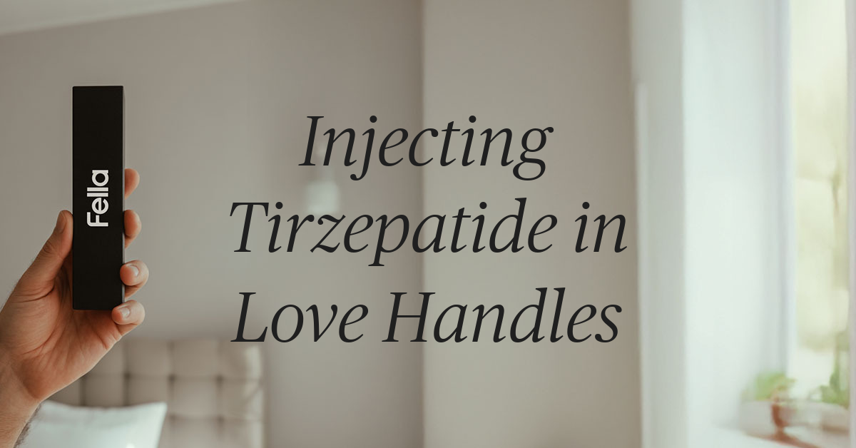 injecting tirzepatide in love handles