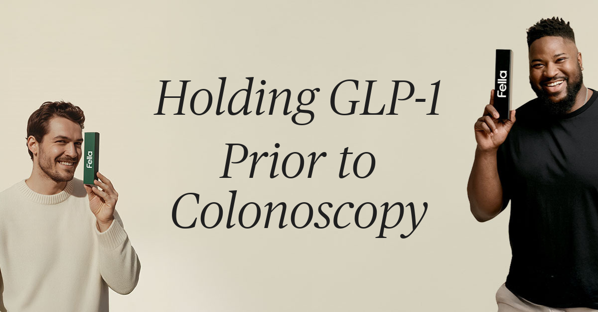 holding glp 1 prior to colonoscopy
