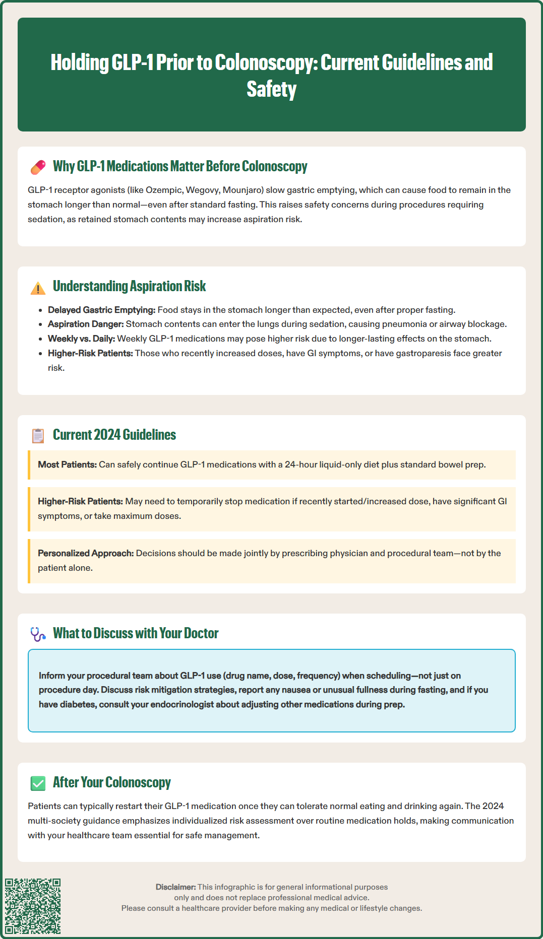 holding glp 1 prior to colonoscopy