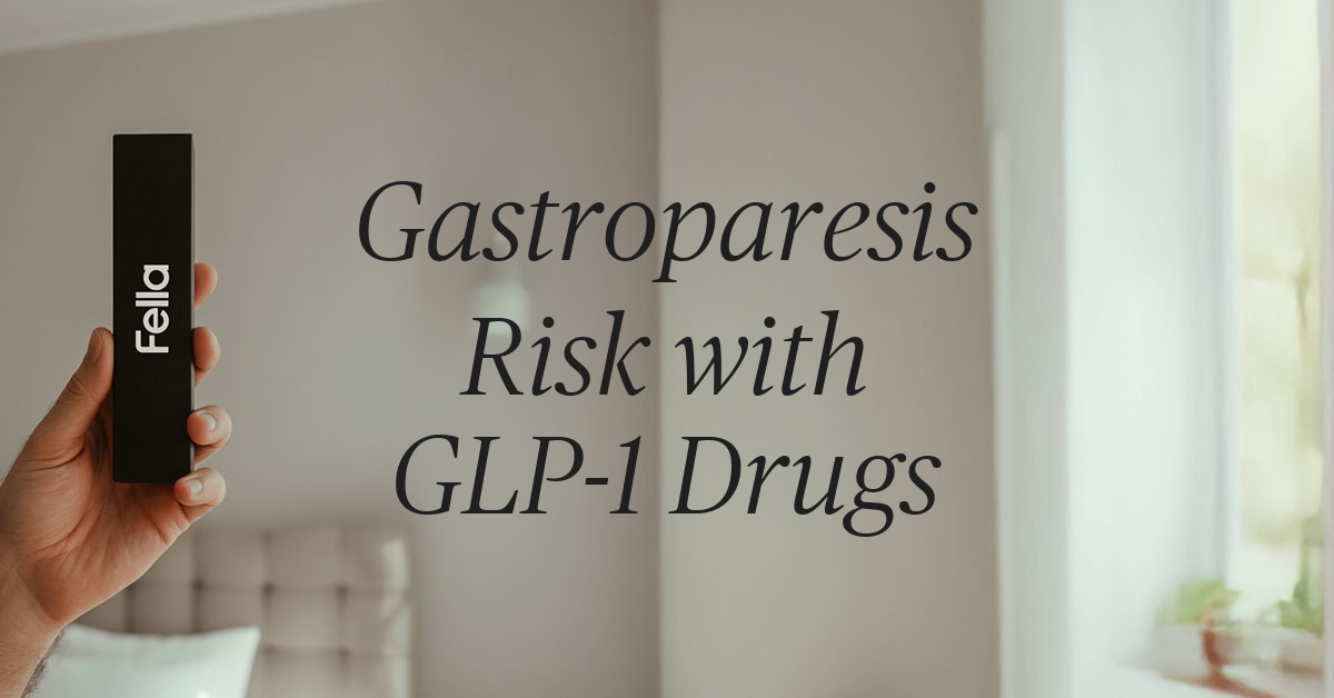 incidence of gastroparesis with glp 1