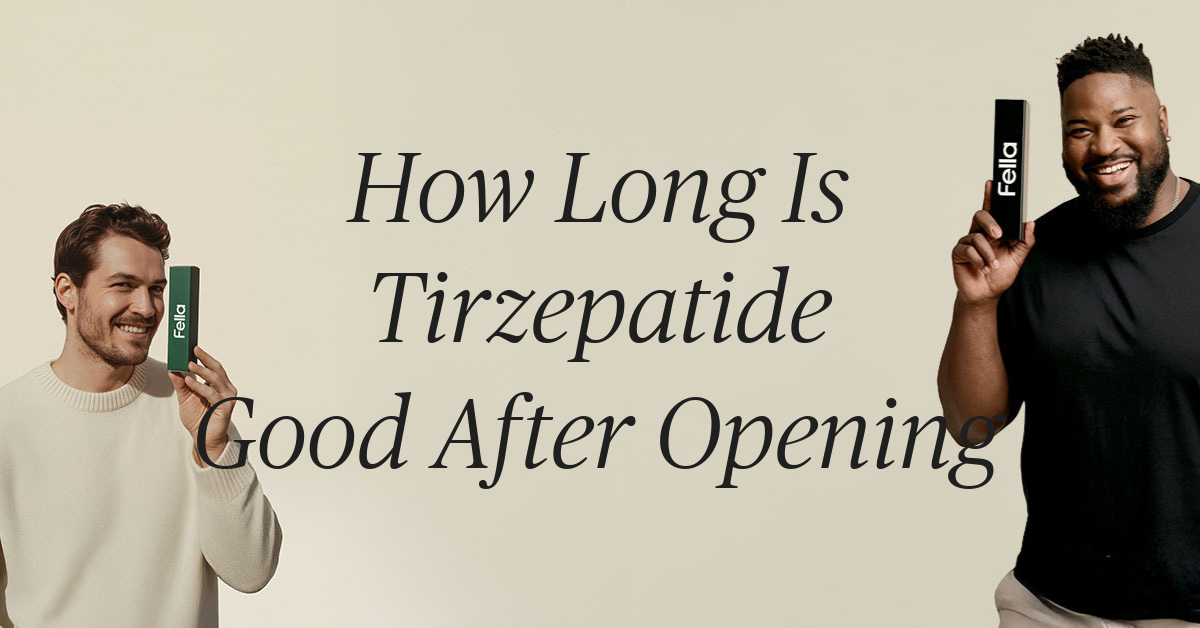 how long is tirzepatide good for after opening