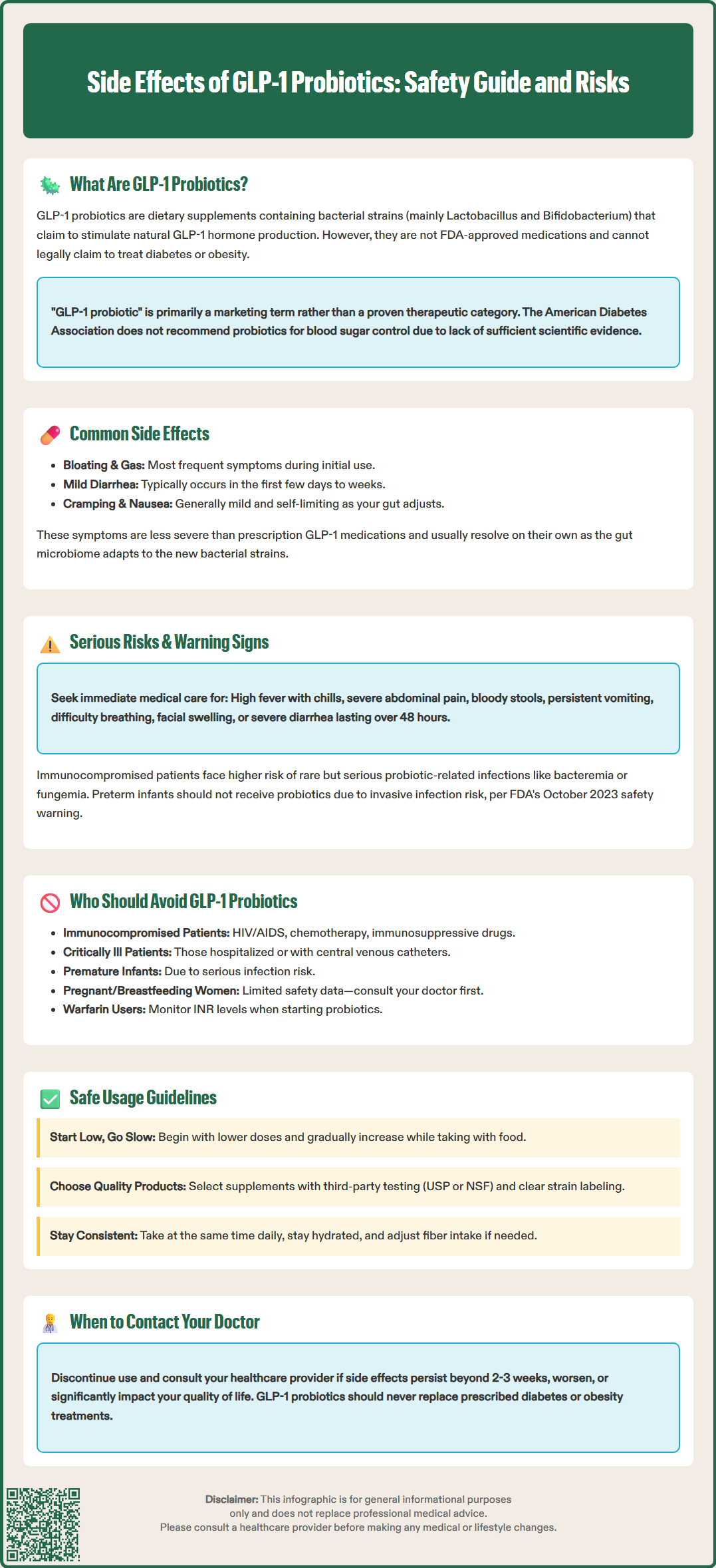 side effects of glp 1 probiotic