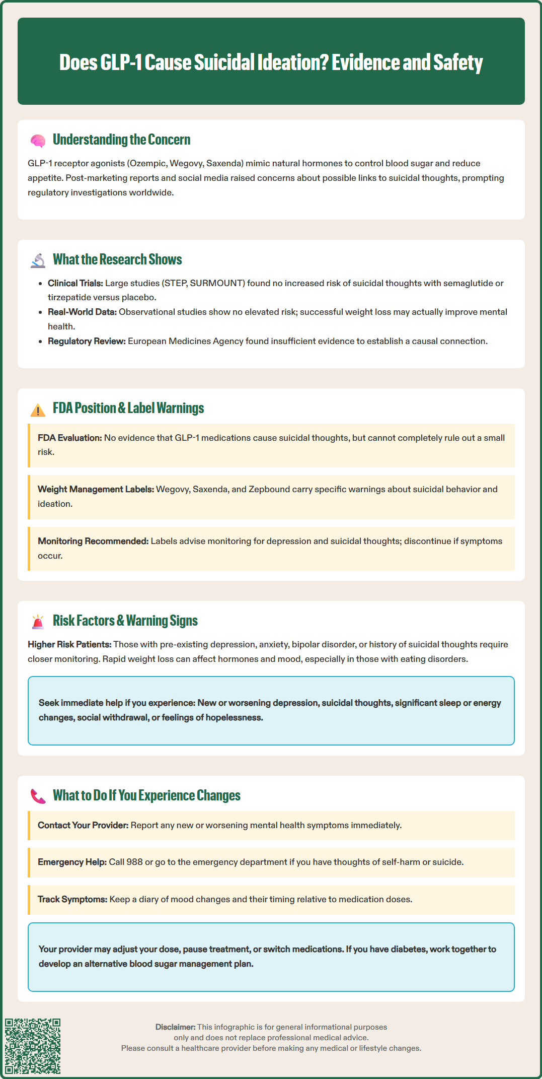 does glp 1 cause suicidal ideation