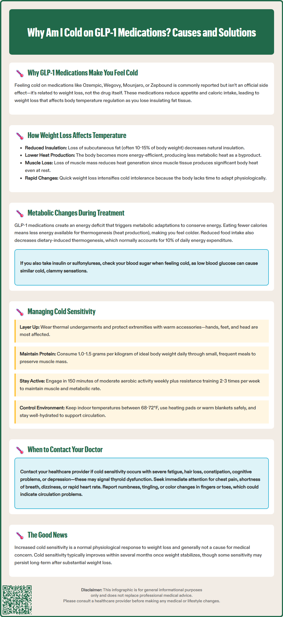 why am i cold on glp 1