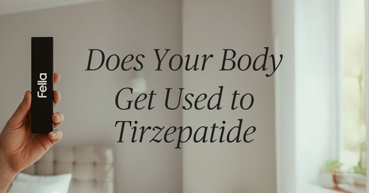 does your body get used to tirzepatide