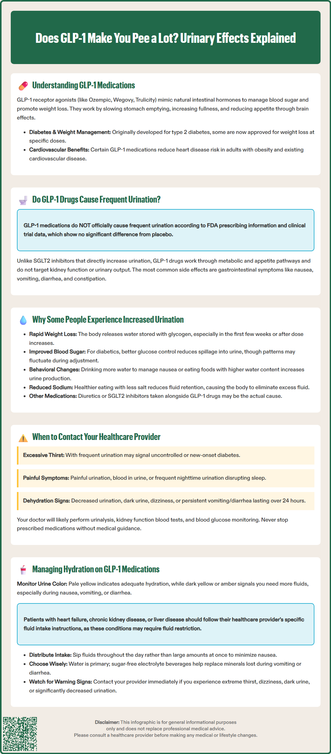 does glp 1 make you pee a lot