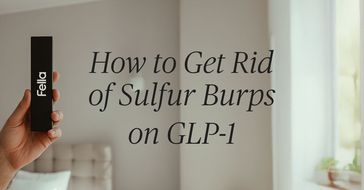 how to get rid of sulfur burps on glp 1