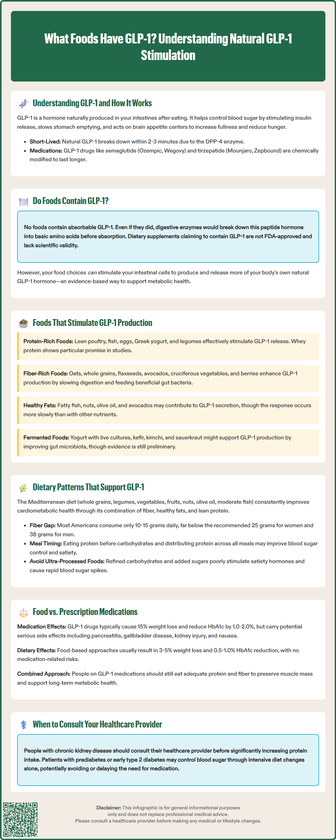 what foods have glp 1 in them