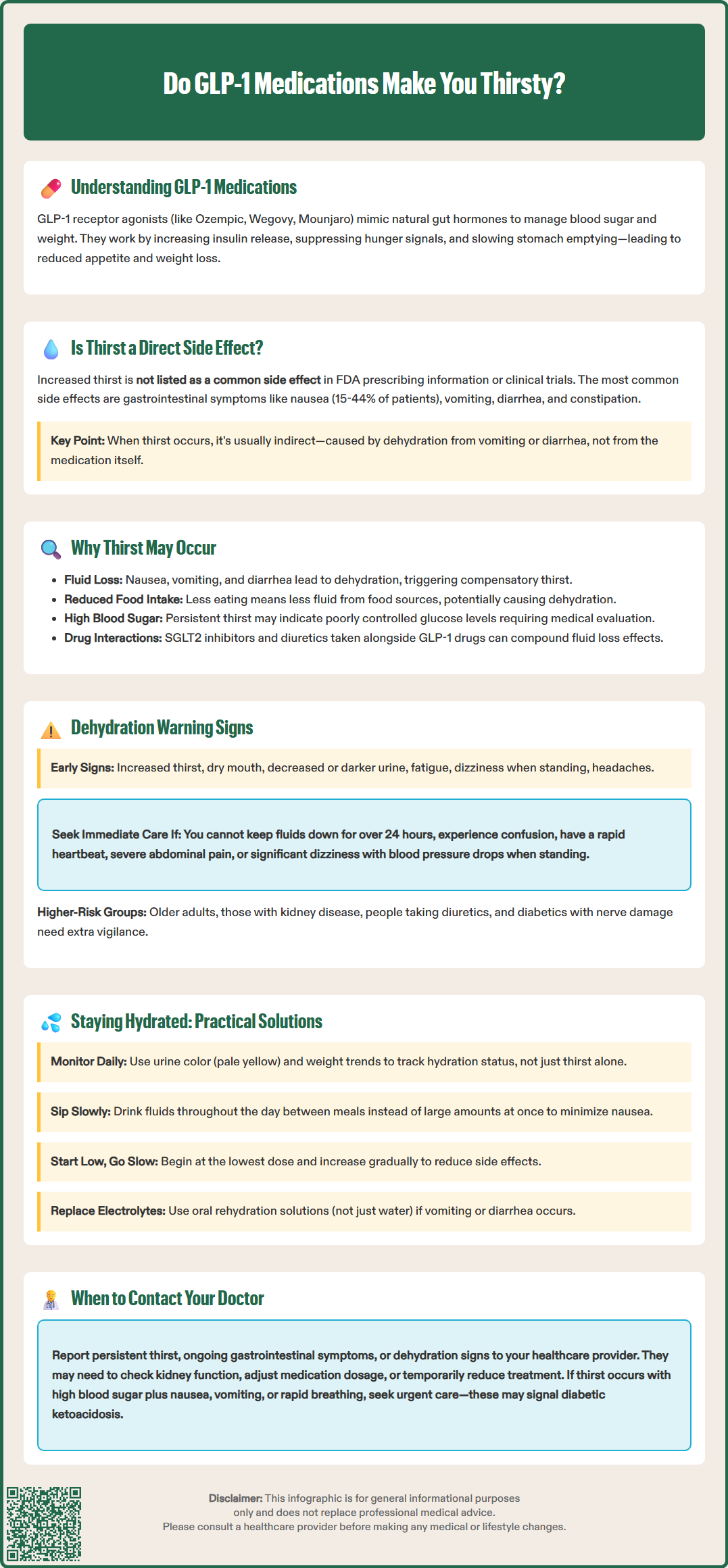 do glp 1 make you thirsty