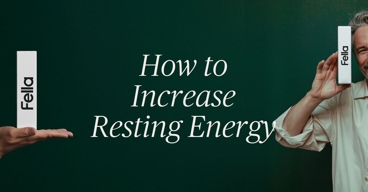how to increase resting energy