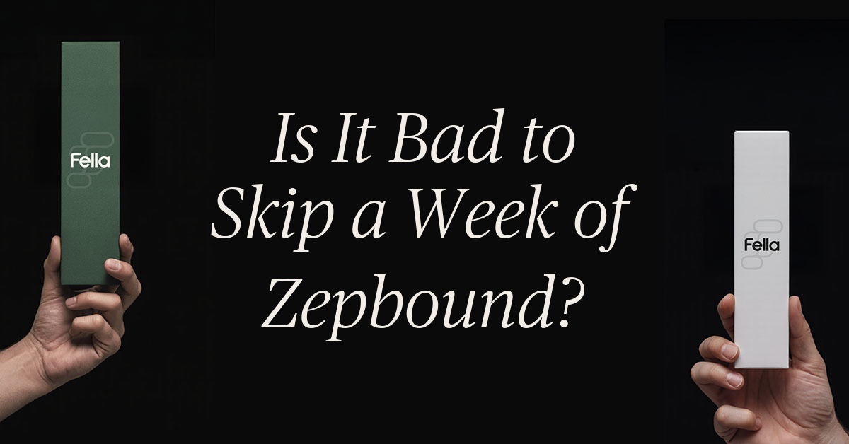 is it bad to skip a week of zepbound