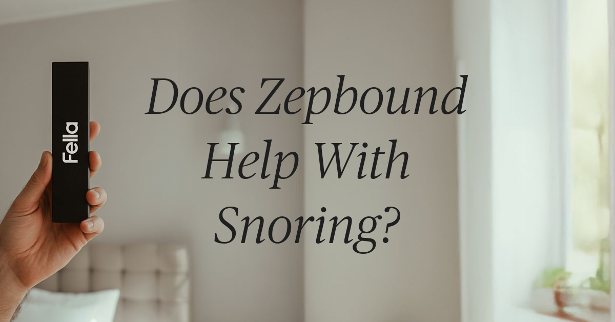 does zepbound help with snoring