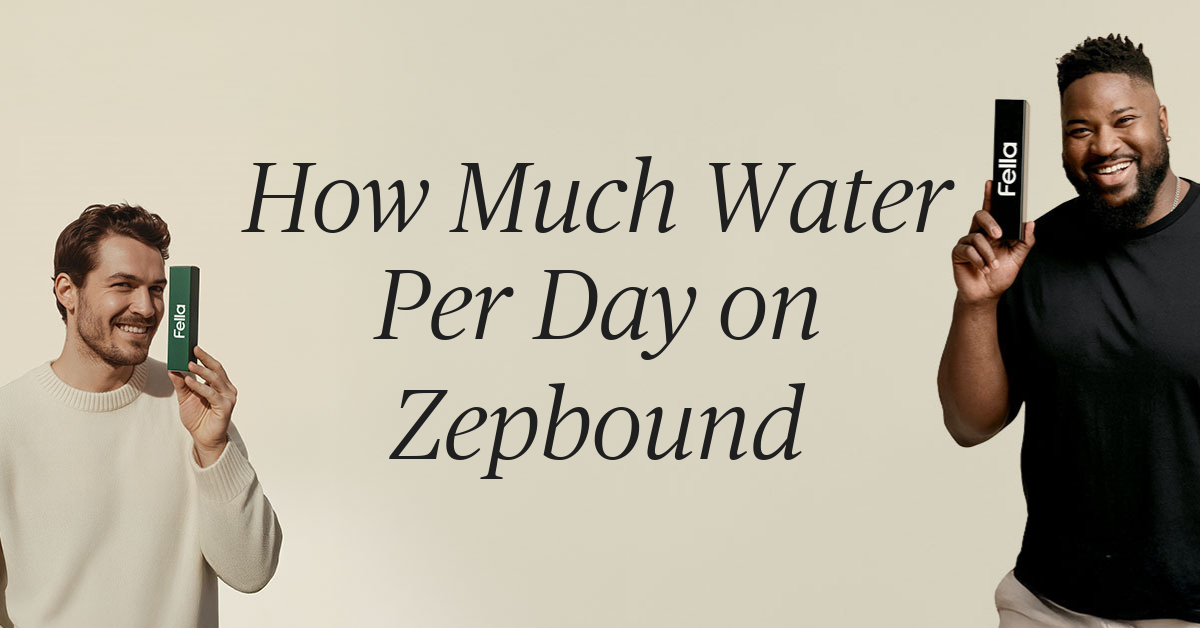 how much water per day on zepbound