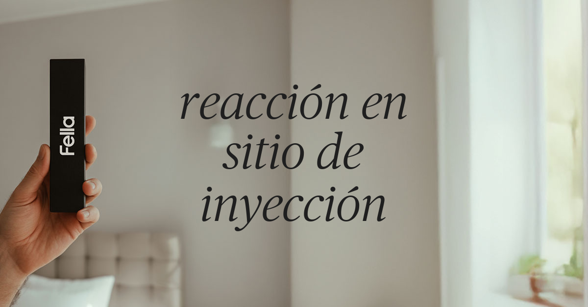 reaccin en el sitio de inyeccin de tirzepatida