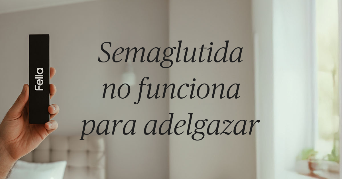 semaglutida no funciona para bajar de peso